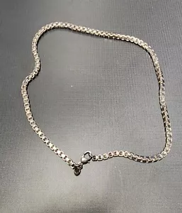 Tiffany & Co Sterling Silver Venetian Box Link Necklace ??? - Picture 1 of 4