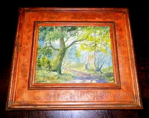 VINTAGE CALIFORNIA PLEIN AIR WATERCOLOR - Picture 1 of 5