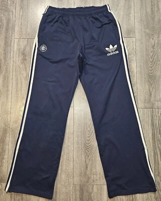 Calça de basquete Adidas 2015 Los Angeles Clippers listrada azul masculina 2XL - Imagem 1 de 4