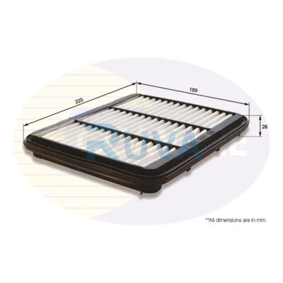 Filtro de aire Ruva para Chevrolet Matiz 2005- 0,8 1,0 96591485 Foto 1 de 2