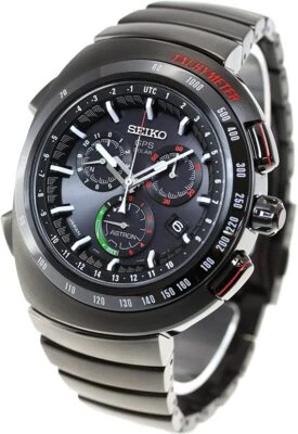 SEIKO ASTRON SBXB121 Black GIUGIARO Design Limited GPS Solar Watch Men New Box - Image 1 of 3