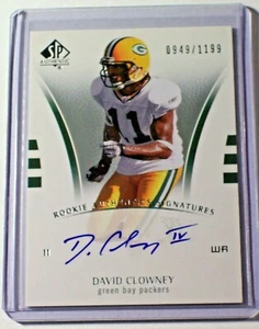 2007 SP auténtico autógrafo de novato David Clowney/1199 Packers Virginia Tech - Imagen 1 de 1