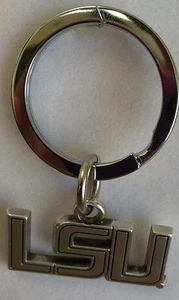Schlüsselanhänger LSU Tigers - Geaux Tigers NCAA College Football Silber Anhänger kostenloser Versand - Bild 1 von 1