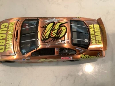 GREG BIFFLE AUTOGRAFADO 2006 FORD FUSION GUARDA NACIONAL COBRE FUNDIDO E CARTÃO - Imagem 1 de 4