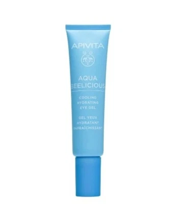 Apivita Cooling Hydrating Eye Gel Augenringe Gel Anti Fatigue Anti Aging 15ml