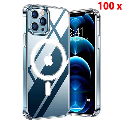 Wholesale Lot For iPhone 17 16 15 Pro Max 14 Mag Safe Case Magnetic Clear Cover - Image 1 of 4