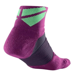 NIKE Youth Kobe 8 System Low Cut Socks sz S Small (3Y-5Y) Purple Mint Pit Viper - Picture 1 of 7