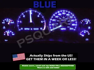 Gauge Cluster LED Dashboard Bulbs Blue For Chevy Blazer S10 GMC Jimmy 01 05 - Picture 1 of 2