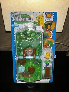 Auldey Pokemon Pikachu Oddish Pocket Monsters Playset Polly Pocket CHIBI Vintage - Picture 1 of 9