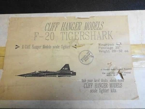 RARE F-20 Tigershark Scale RC Fighter by Cliff Hanger Models - 42" Wingspan NOS - Picture 1 of 4