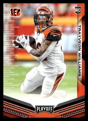 2019 Panini Playoff #276 Trayveon Williams  Rookie   Cincinnati Bengals - Image 1 of 2