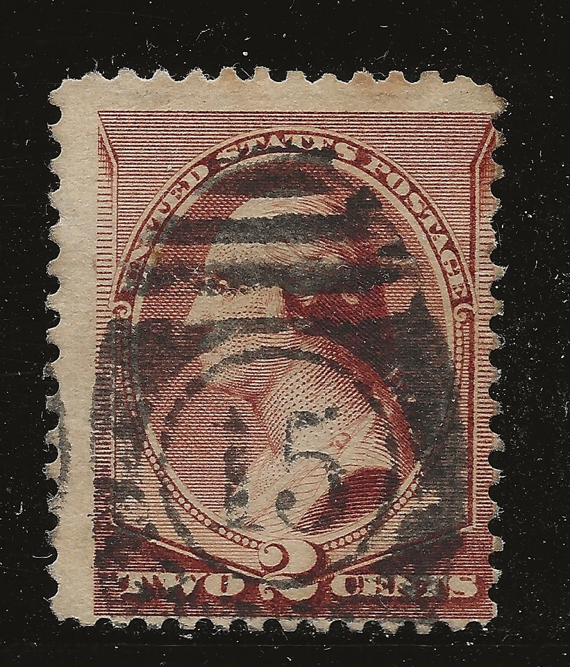 US Scott #210, Single 1883 Washington 2c FVF Used - Image 1 of 1