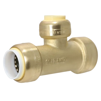 10 Pcs XFITTING 1/2" PVC x 1/2" PVC x 1/2" CTS Push Fit Tee, Push To Connect Tee - Image 1 of 4