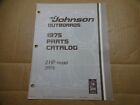 1975 Johnson 2 Hp Outboard Parts Catalog Book 387011 2R75