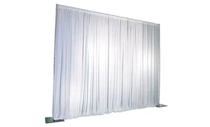 Wedding white back drop system, 4.2x4.2m including white drape - Picture 1 of 5