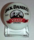 1 Super Nice JackDaniels Glass 1&quot; Logo Marble With Stand # B