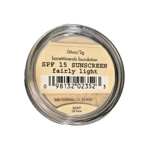 bareMinerals Fondotinta ORIGINALE in polvere sfusa SPF 15 abbastanza leggero 0,06 oz - Foto 1 di 2