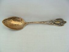 Rogers Lunt Bowlen Monticello Sterling Silver 5 1/4 Inch Monogrammed Teaspoon 