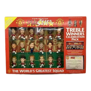 Manchester United Figura Triple Ganadores Celebración Pack Corinthian Pro Estrellas - Imagen 1 de 9