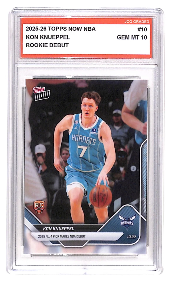 Kon Knueppel 2025-26 Topps Now NBA #10 新秀评级宝石完好 10 — 第 1/1 张图片