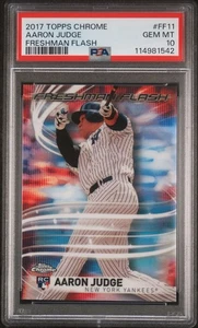 2017 Topps Chrome Aaron Judge Freshman Flash #FF-11 PSA 10 Rookie - Bild 1 von 2