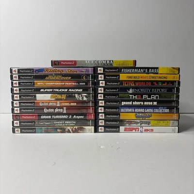 Lote De 21 - Juegos PS2 (Sony PlayStation 2) Probados Gran Turismo Ace Combat Tetris Foto 1 de 4