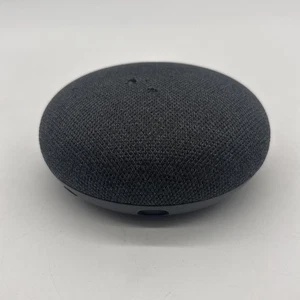 Google Home Mini Smart Speaker H0A w/ USB Power Adapter Charcoal Tested - Picture 1 of 6