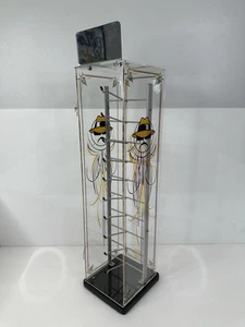 Rare Vintage Lowrider Magazine Sunglasses Retail Display Case Rack Clear USA - Picture 1 of 13