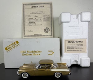 Danbury Mint 1957 Studebaker Golden Hawk 1:24 Diecast Car - MINT condition - Picture 1 of 16