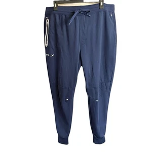 RLX Ralph Lauren Golf Pants Tapered Vented Mens XL Navy Athleisure Athletic - Picture 1 of 10