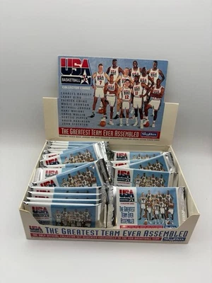 1992 SkyBox EUA Basquete Dream Team Caixa Aberta com 26 Pacotes NBA - Imagem 1 de 4