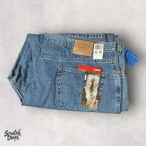 Levi's Men's 560 Loose Fit Tapered Leg Jeans W54 L32 Classic Comfortable Denim - Picture 1 of 5