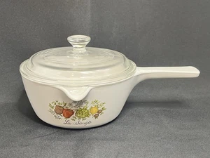 Sartén para salsa vintage Corning Ware 2-1/2 tazas P-89-B con tapa “La Sauge” Spice of Life - Imagen 1 de 11
