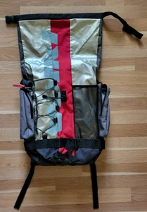 VÖLKL Wanderrusack Trekking Rucksack Taschen Rot Silber Schwarz Outdoor - Picture 1 of 2