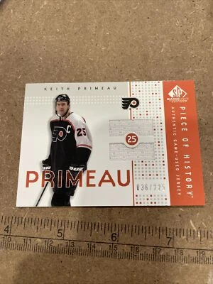 Keith Primeau 2003 SP PIECE OF HISTORY Game-Used Jersey #PH-KP Flyers *036/225* - Image 1 of 2