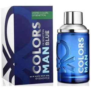 Colors de Benetton Blue Man by Benetton cologne EDT 3.3 / 3.4 oz New in Box - Picture 1 of 1