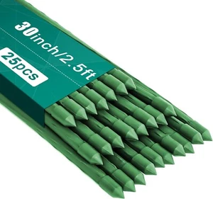 Garden Stakes 30 Inches Steel Plant Stakes Tomato Stakes Pack of 25 - Picture 1 of 5