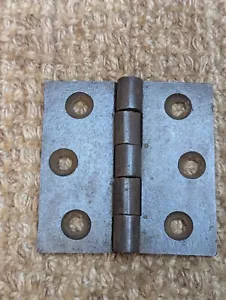 Herrajes para puerta antiguos de hierro fundido con bisagra a tope de 3" x 3" - Imagen 1 de 6
