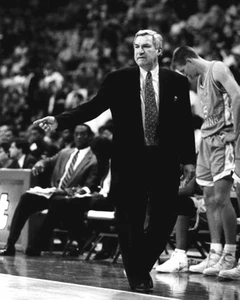 North Carolina Tar Heels DEAN SMITH Glossy 8x10 Photo Basketball Poster Print - Picture 1 of 1