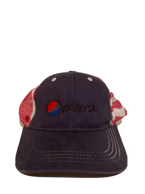 Sombrero de Camionero Ajustable Bandera PEPSI EE. UU. De Colección Bordado Ropa Paramount Foto 1 de 4