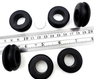 Rubber Grommet - Fits 1" Hole, 3/16" Panel, 11/16" ID - High Quality Perfect Fit - Picture 1 of 12