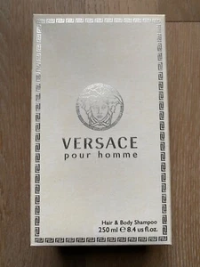 Versace pour homme Hair and Body Shampoo 250ml 8,4 us fl.oz - neu - unbenutzt - Bild 1 von 3