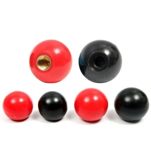 Ball Handle Knobs Bakelite Plastic Dia. 16mm-50mm M4 M5 M6 M8 M10 M12 M16 Thread - Picture 1 of 42