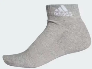 ADIDAS Kid's Grey 1 Pack Cushioned Ankle Sock RRP £12 - Picture 1 of 4