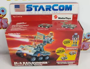 STARCOM M-6 RAILGUNNER MATTEL NEW MIB GROUND ATTACK VEHICLE 1987 COLECO - Picture 1 of 9