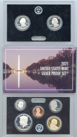 2021-S US MINT SILVER PROOF SET FINAL AMERICA THE BEAUTIFUL QUARTERS PROGRAM+COA Cover