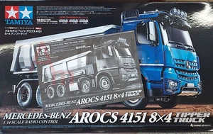 1/14 Tamiya Mercedes-Benz Arocs 4151 8x4 Tipper Truck 56366 Instructions Only - Picture 1 of 4