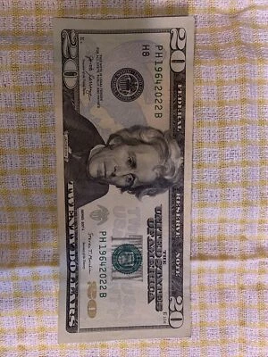 1964 - 2022 - $20 Fancy Tombstone Note  -1964- 2022- Memorial - Image 1 of 4