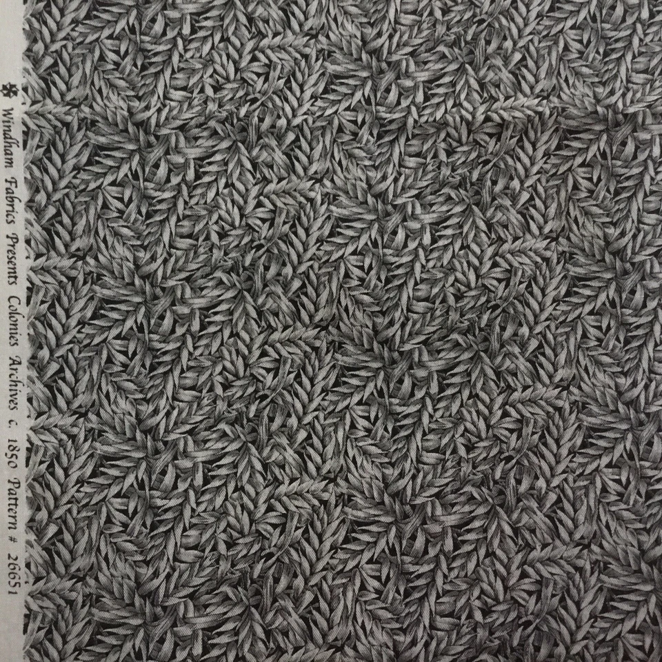 Windham Fabrics Colonies Archives c. 1850 Pattern 26651 Cotton Fabric 35” x 44” - Image 1 of 4