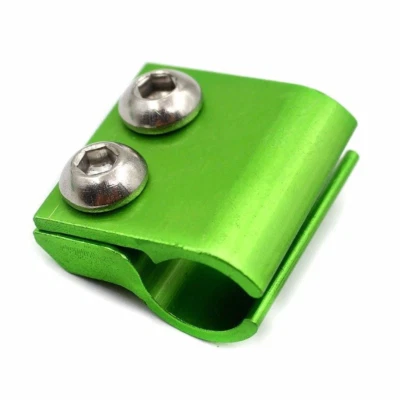 Abrazadera de línea de freno verde KKE para Kawasaki KX125 KX250 1992-08 Suzuki RMZ250 RMZ450 Foto 1 de 4